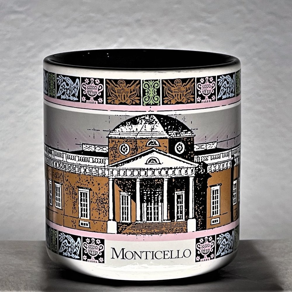 MONTICELLO Standard Coffee Mug Graphic of Monticello No Chips or Cracks